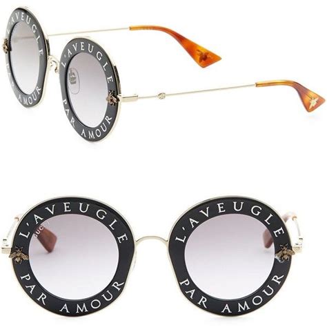 gucci 44mm round sunglasses|gucci sunglasses for round face.